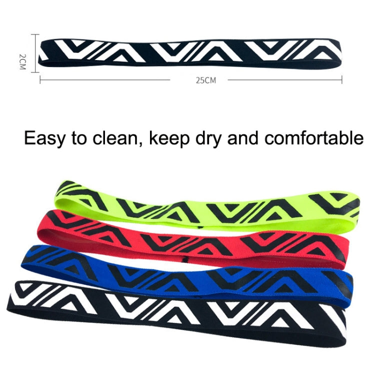 2PCS Summer Sports Fitness Yoga Headband Sweat-absorbing Non-slip Sweatband