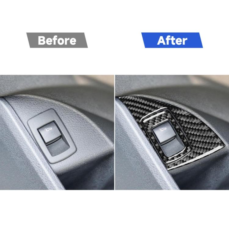For BMW X1 F48/X2 F39 5pcs /Set Right-Hand Drive Front Rear Door Storage Box Panel Stickers - Black