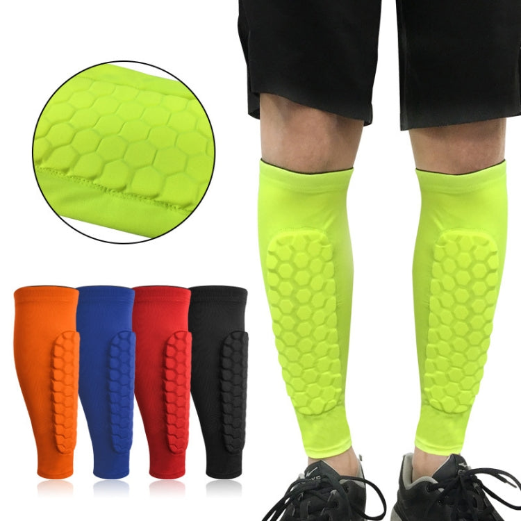 2PCS Sports Outdoor Basketball Ride Honeycomb Anti -Collision Leg Protection