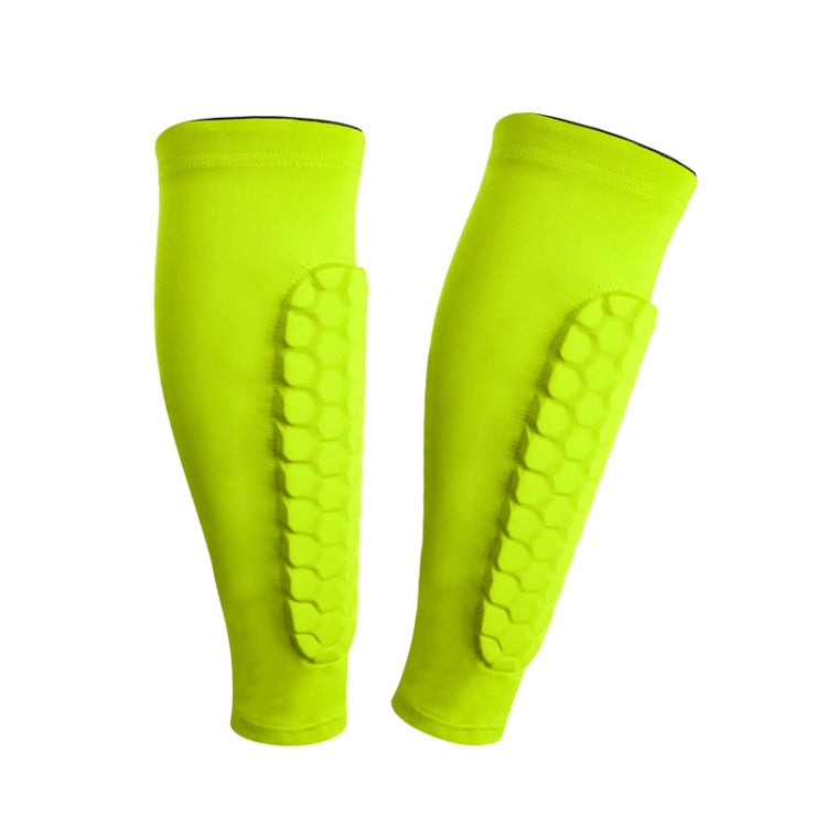 2PCS Sports Outdoor Basketball Ride Honeycomb Anti -Collision Leg Protection