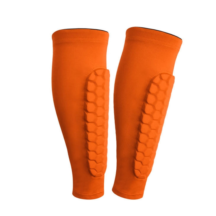 2PCS Sports Outdoor Basketball Ride Honeycomb Anti -Collision Leg Protection
