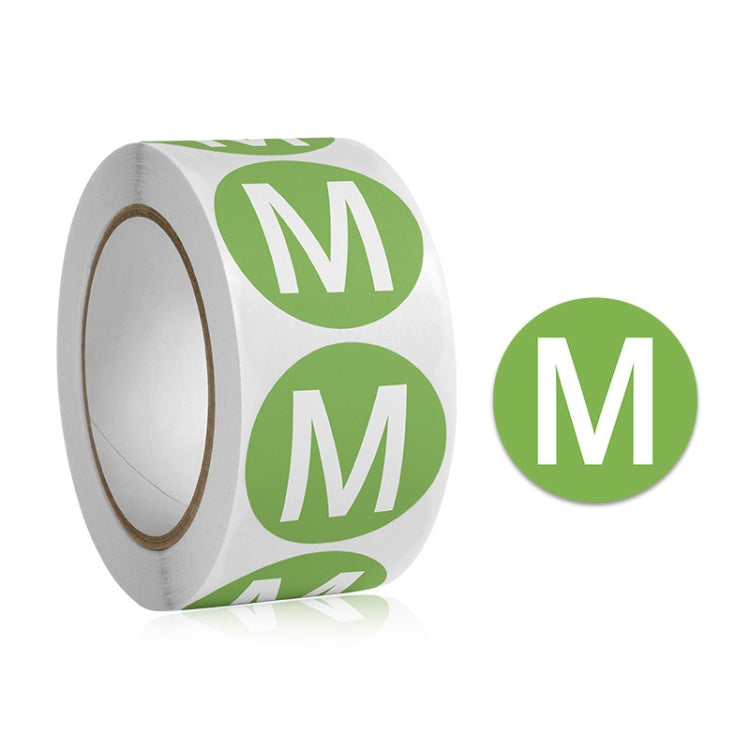 10 PCS Clothing Shoes & Hats Size Model Label Round Sticker