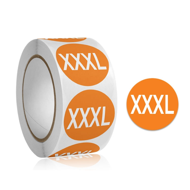 10 PCS Clothing Shoes & Hats Size Model Label Round Sticker