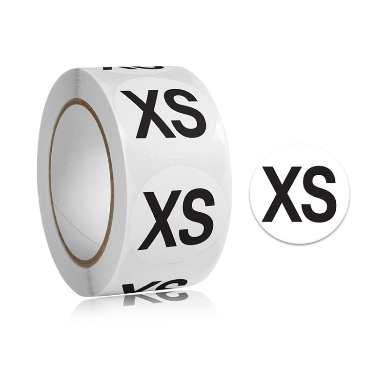 10 PCS Clothing Shoes & Hats Size Model Label Round Sticker
