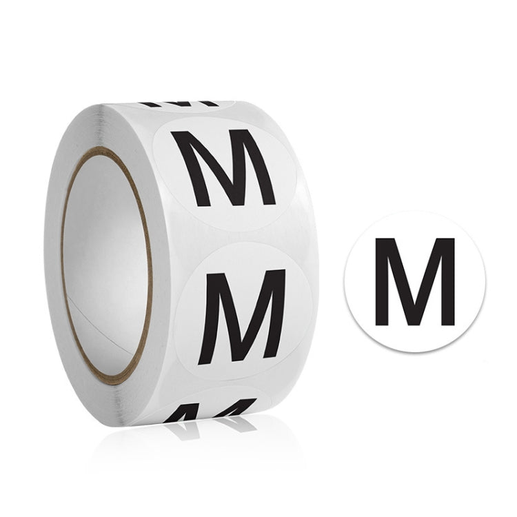 10 PCS Clothing Shoes & Hats Size Model Label Round Sticker