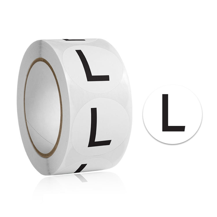 10 PCS Clothing Shoes & Hats Size Model Label Round Sticker
