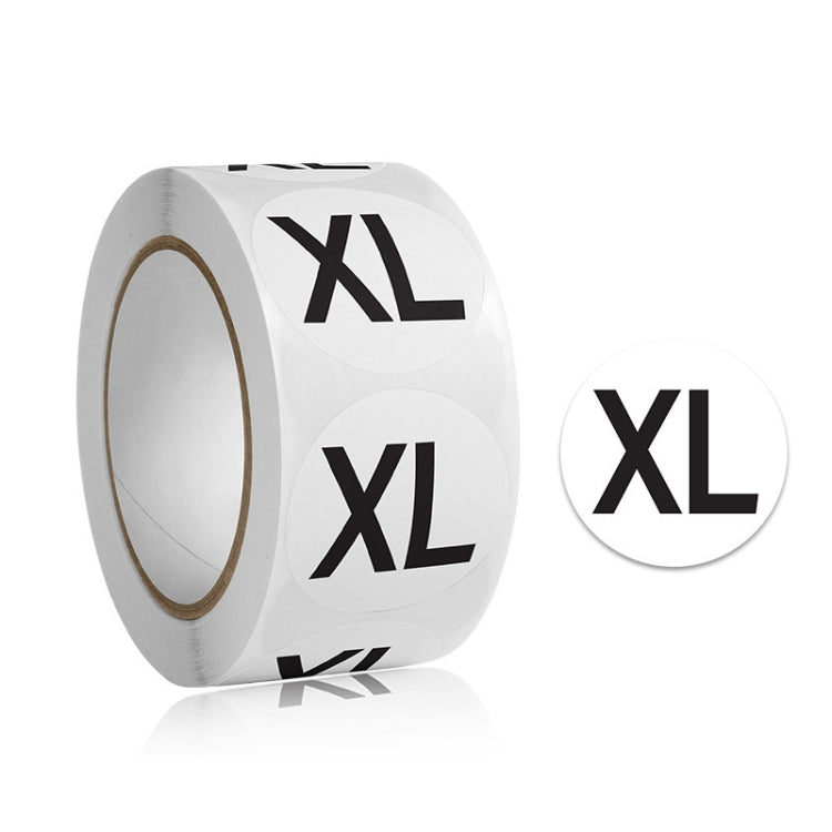10 PCS Clothing Shoes & Hats Size Model Label Round Sticker