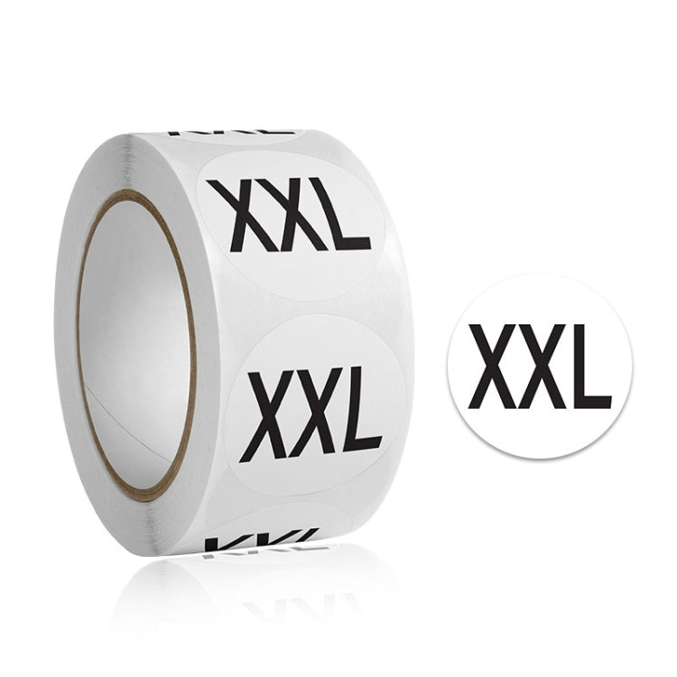 10 PCS Clothing Shoes & Hats Size Model Label Round Sticker