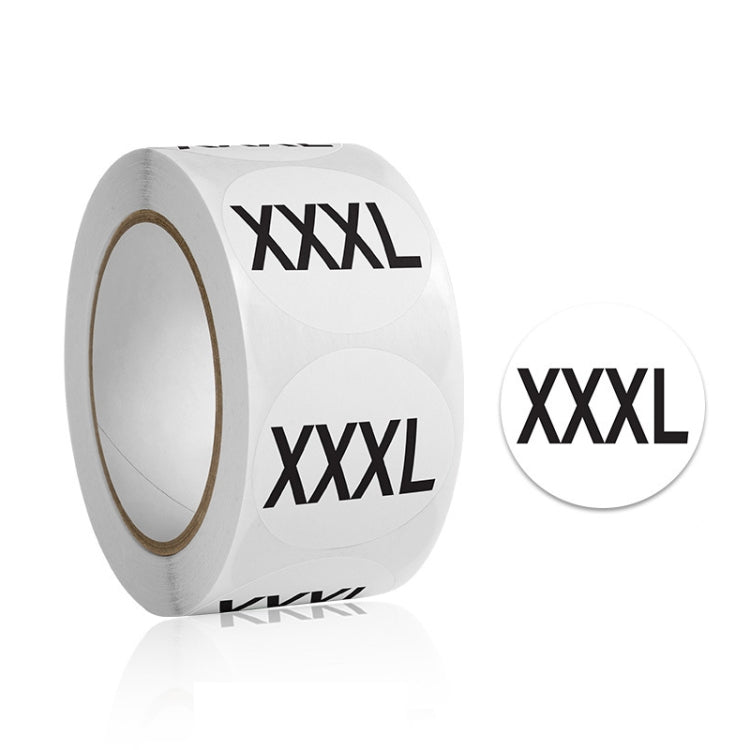 10 PCS Clothing Shoes & Hats Size Model Label Round Sticker