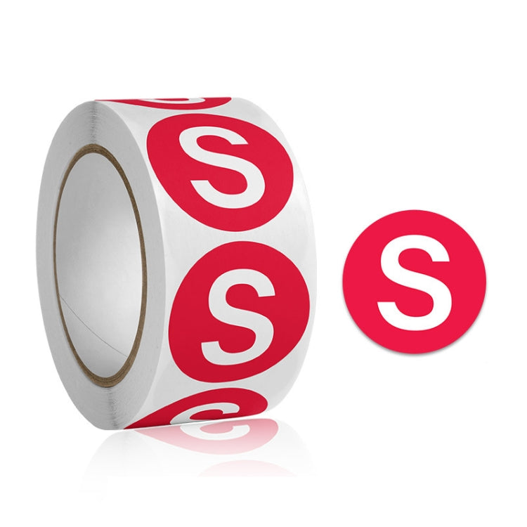 10 PCS Clothing Shoes & Hats Size Model Label Round Sticker