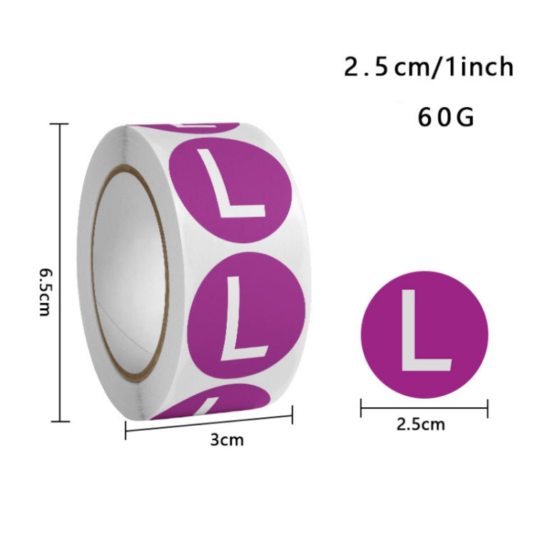 10 PCS Clothing Shoes & Hats Size Model Label Round Sticker