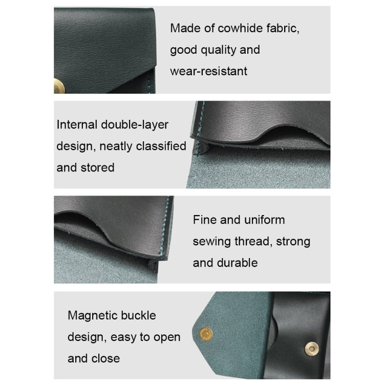 S183 Leather Waterproof Wear-resistant Card Holder