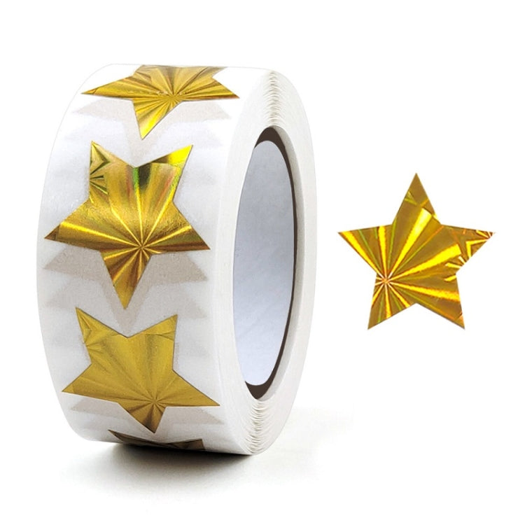 10 PCS Colorful Stars Thank You Stickers Gift Wrap Decorative Sealing Stickers, Size: 25mm