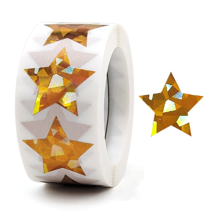 10 PCS Colorful Stars Thank You Stickers Gift Wrap Decorative Sealing Stickers, Size: 25mm