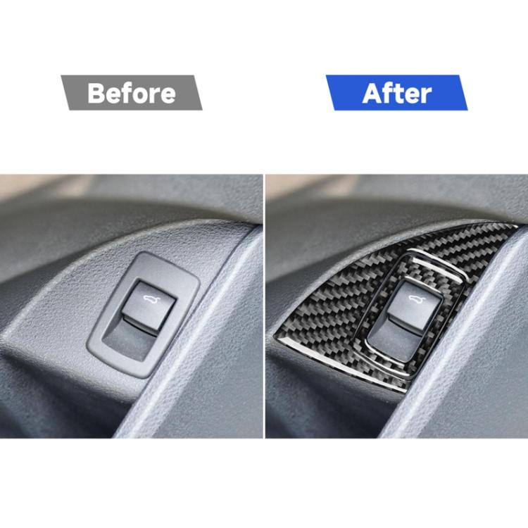 For BMW X1 F48/X2 F39 5pcs /Set Left-Hand Drive Front Rear Door Storage Box Panel Stickers - Black