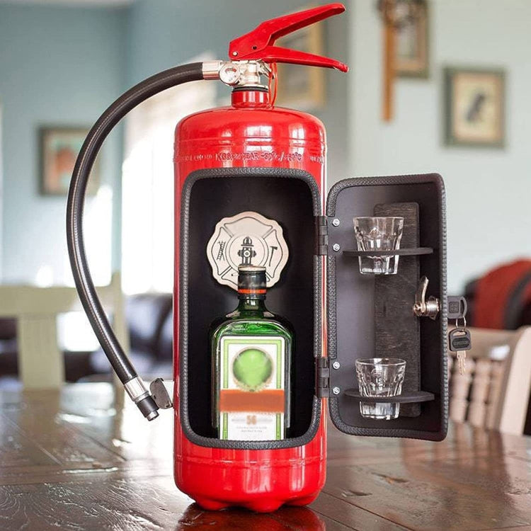 Mini Fire Extinguisher Wine Cans Bar Wine Storage Box Christmas Gifts Men's Gifts