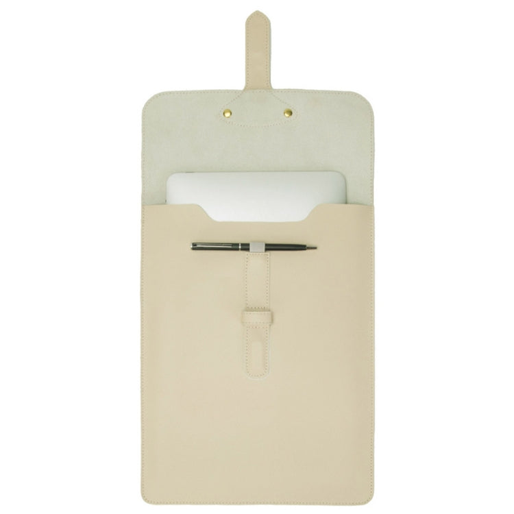 S177 3 In 1 Leather Waterproof Laptop Liner Bags, Size: 15 inches