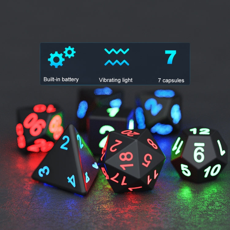 Party KTV Bar Board Game Toys Chargable Flash Dice(Chargable)