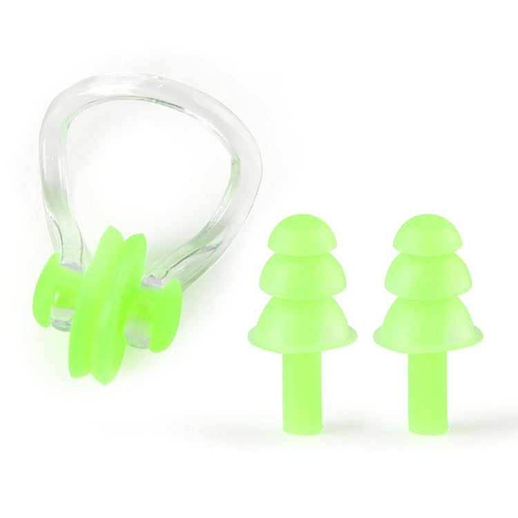 20 Sets Earplugs Nose Clip Silicone Set Swimming Waterproof Equipment