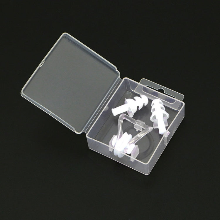 20 Sets Earplugs Nose Clip Silicone Set Swimming Waterproof Equipment