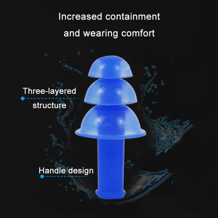 20 Sets Earplugs Nose Clip Silicone Set Swimming Waterproof Equipment