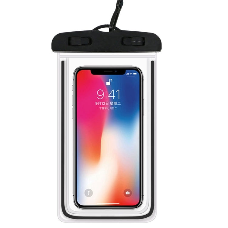 4 PCS Sealed Luminous PVC Waterproof Cover Swimming Mobile Phone Waterproof Bag