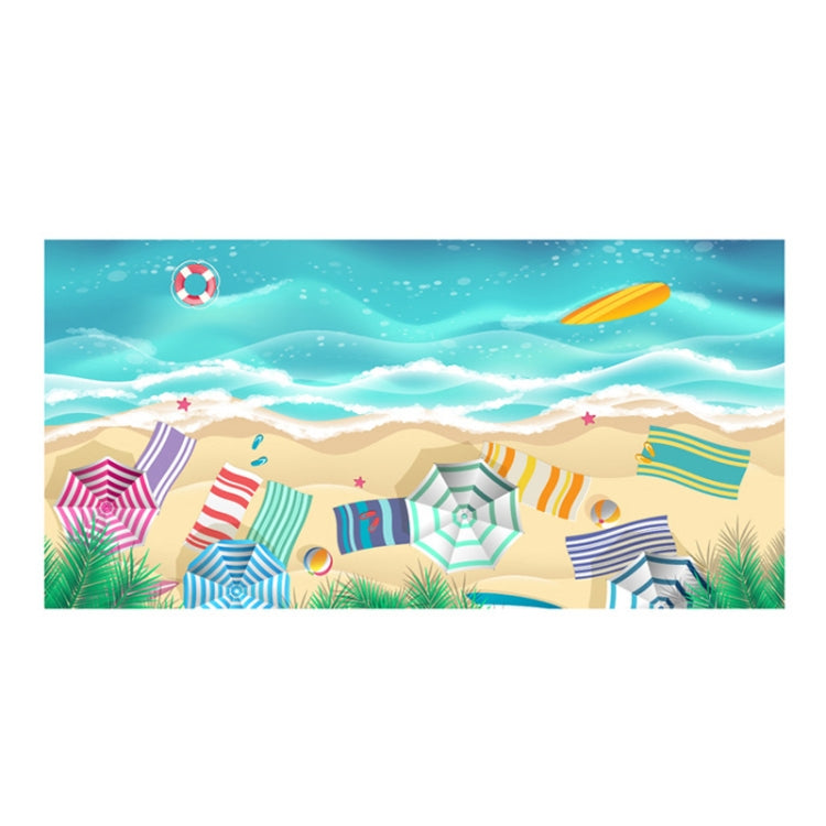 SY004 Resort Seaside Portable Diving Printed Microfiber Beach Towel