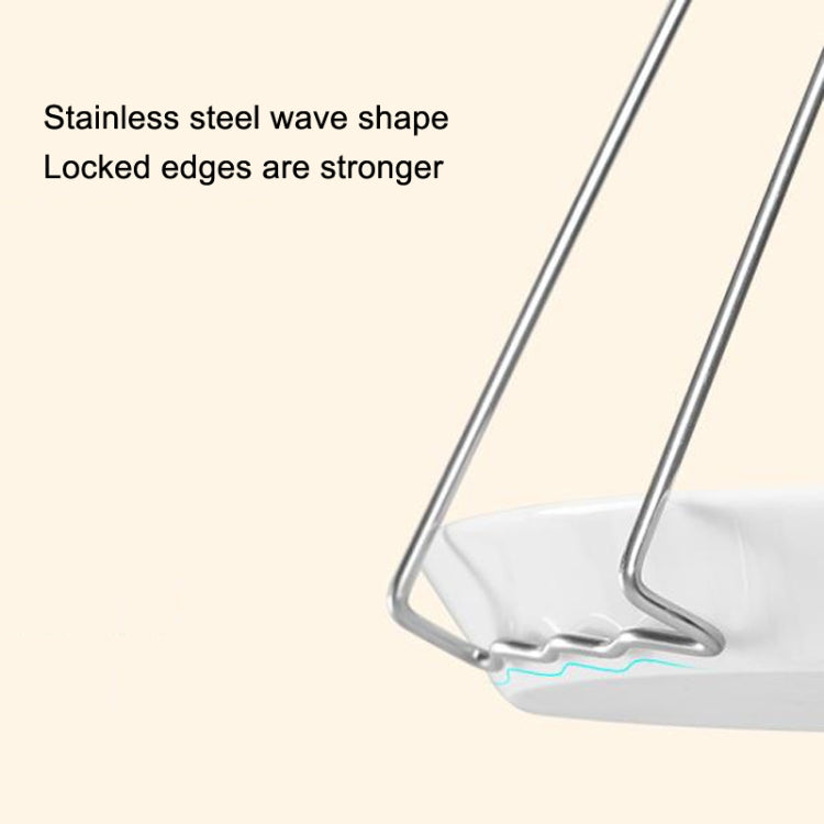 304 Stainless Steel Anti-Scaling Clamp Kitchen Takes Bowl Holder
