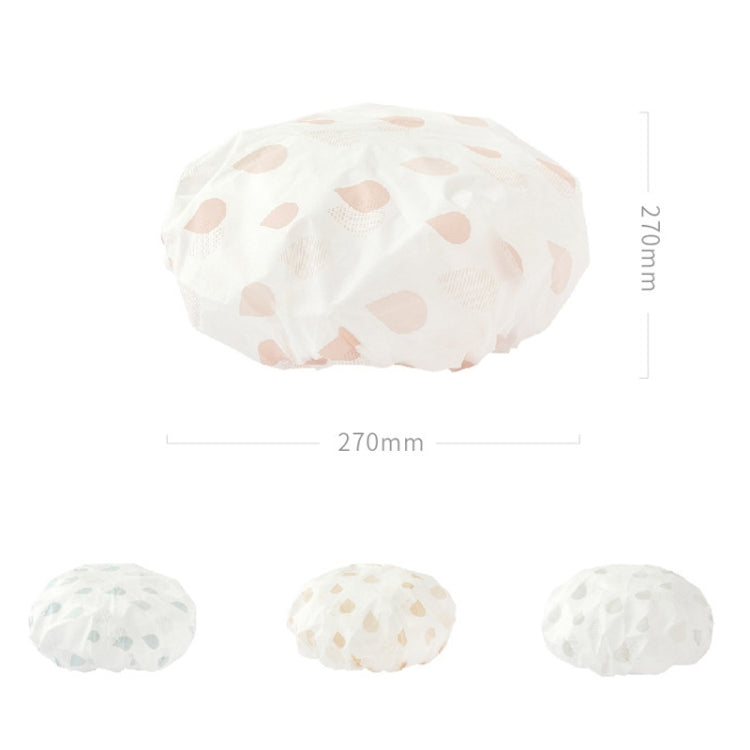 Waterproof Shower Hat Adult Women Bathing Hair Cover Anti-fume Hair Cover