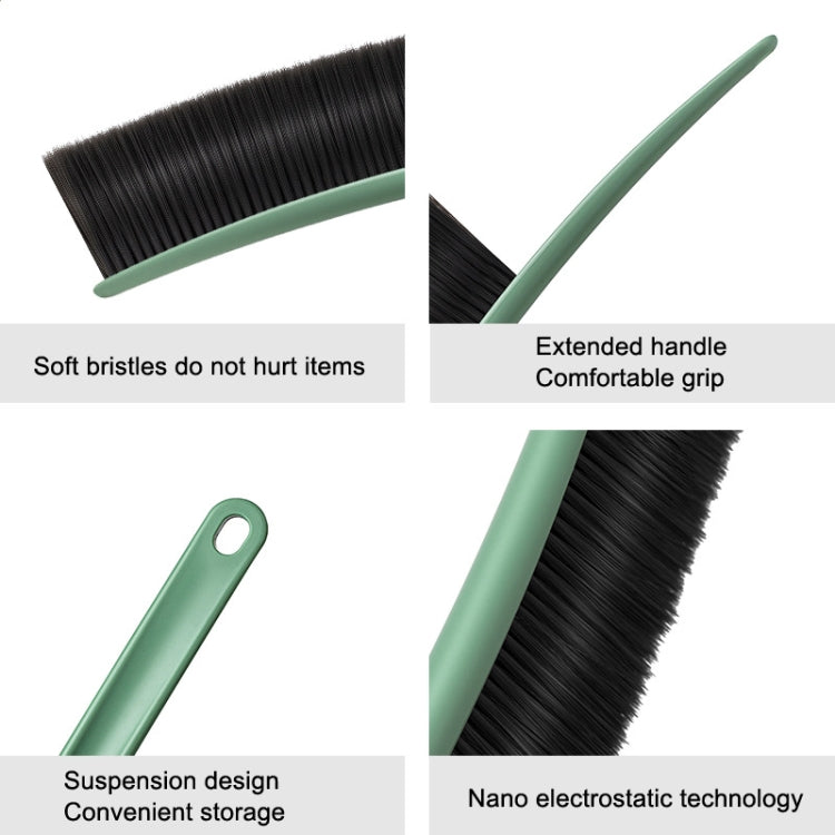 Nano Electrostatic Bed Brush Extended Handle Soft Brush Home Gap Dust Brush