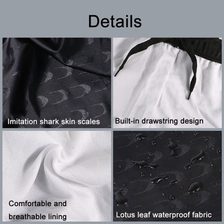 Men Boxer Slim Hot Spring Sharkskin Swimming Shorts, Size: