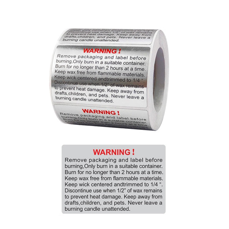 5 PCS Warning That Opening This Package Will Bring Great Happiness Sealing Sticker, Size: 40x60mm