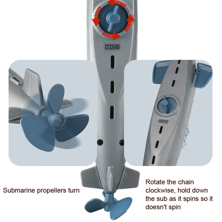 Children Baby Bath Toy Simulation Winding Submarine