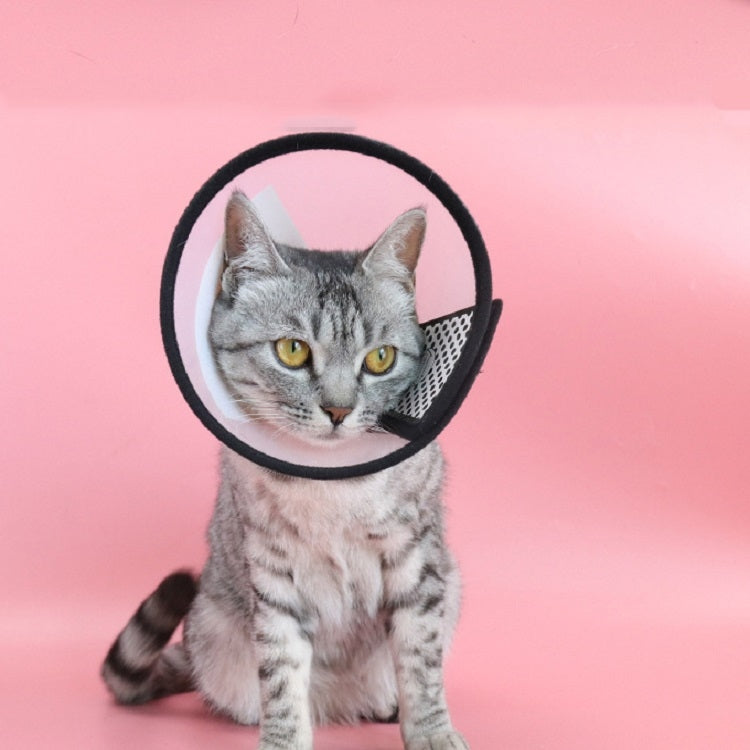 2 PCS Pet Protective Headgear Cat And Dog Anti-Bite Collar After Cosmetic And Operation, Size: 12.5cm