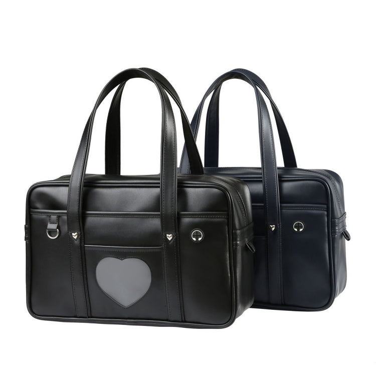 Handbag PU Uniform Bag Men and Women Wear-resistant Waterproof Commuter Backpack, Size: 19 Inch