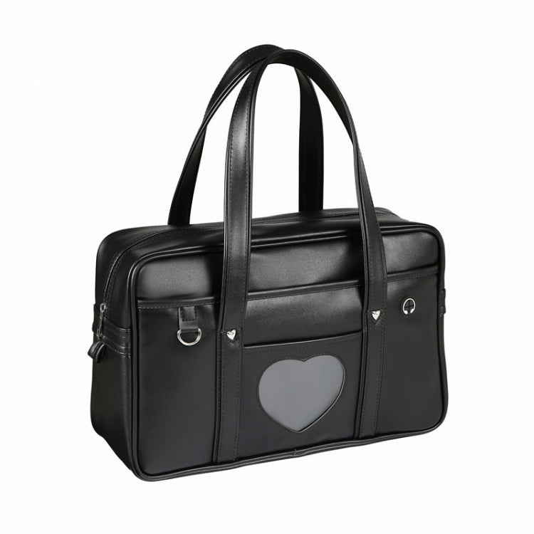 Handbag PU Uniform Bag Men and Women Wear-resistant Waterproof Commuter Backpack, Size: 19 Inch