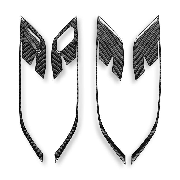 For BMW X1 F48/X2 F39 5pcs /Set Right-Hand Drive Door Handle Frame Sticker - Black