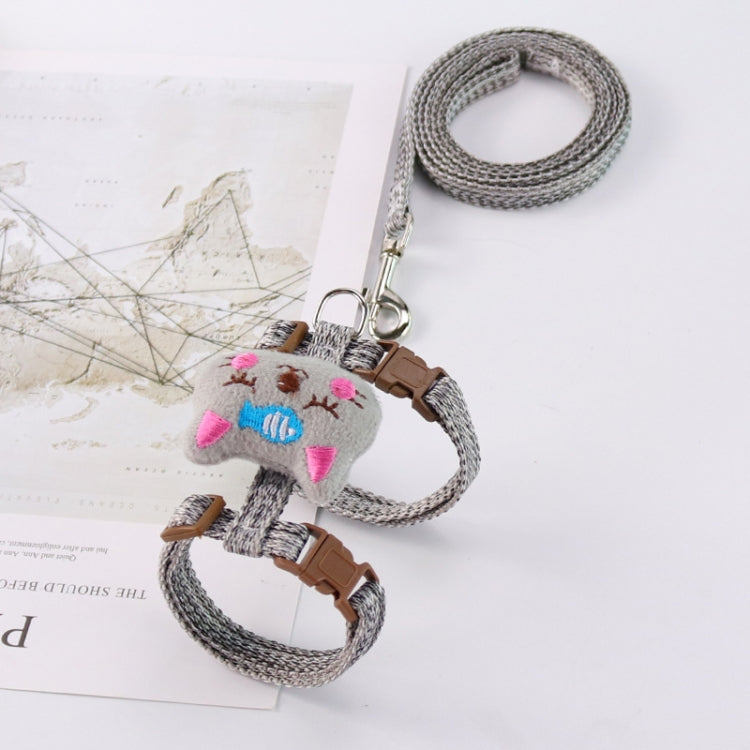 2 PCS Comfortable Adjustable Anti-Escape Cat Leash, Size: