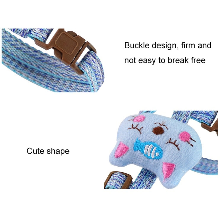 2 PCS Comfortable Adjustable Anti-Escape Cat Leash, Size: