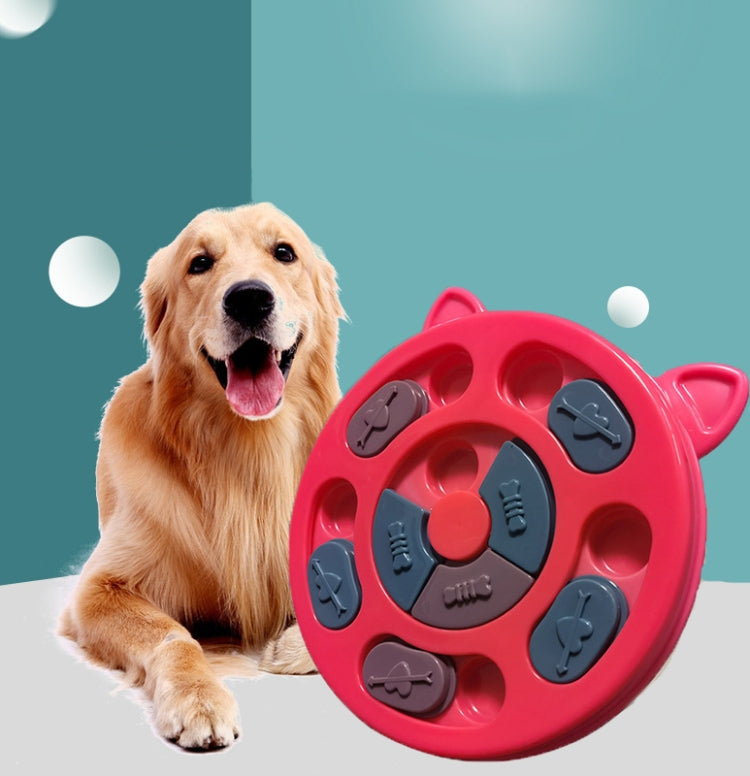 Cat And Dog Feeding Plate Slow Food Bowl Pet Interactive Feeder