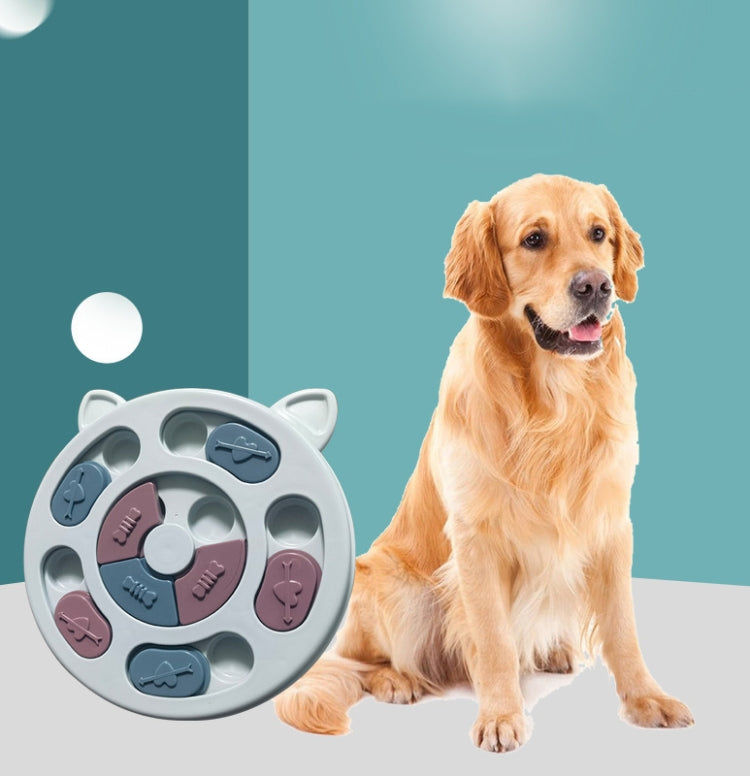 Cat And Dog Feeding Plate Slow Food Bowl Pet Interactive Feeder