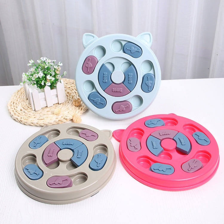 Cat And Dog Feeding Plate Slow Food Bowl Pet Interactive Feeder