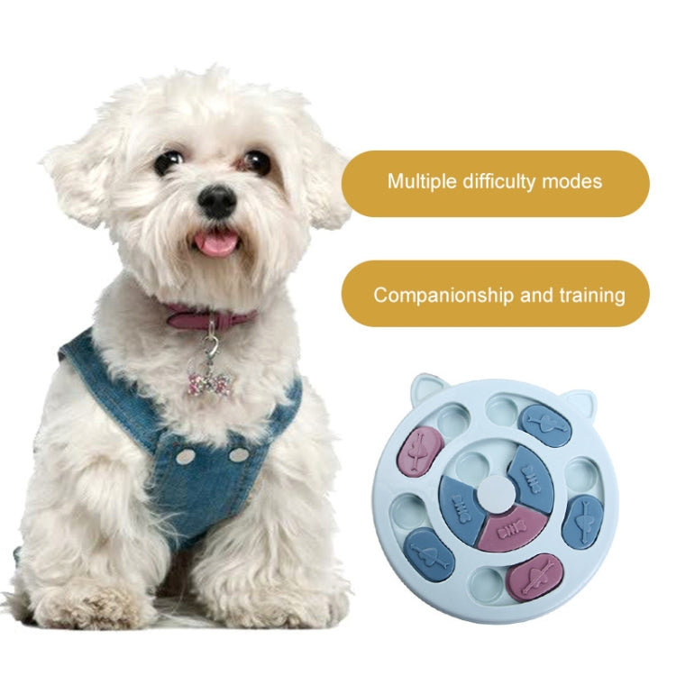 Cat And Dog Feeding Plate Slow Food Bowl Pet Interactive Feeder