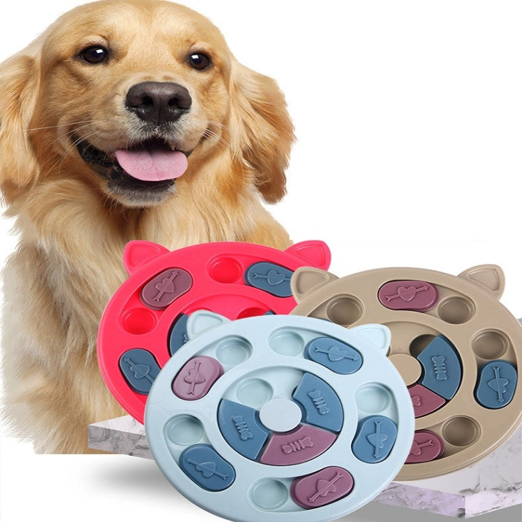 Cat And Dog Feeding Plate Slow Food Bowl Pet Interactive Feeder