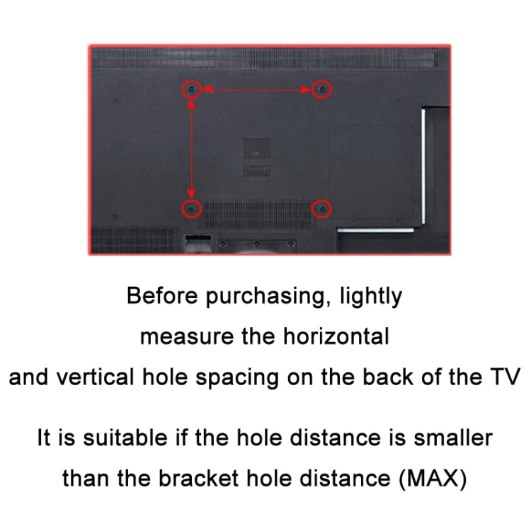 Cold Rolled Steel Retractable Steering Universal TV Rack, Model: CP200 (17-43 inches)