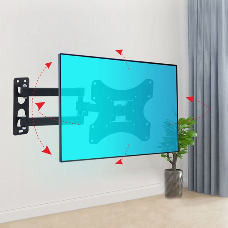 Cold Rolled Steel Retractable Steering Universal TV Rack, Model: CP306 (14-43 inches)