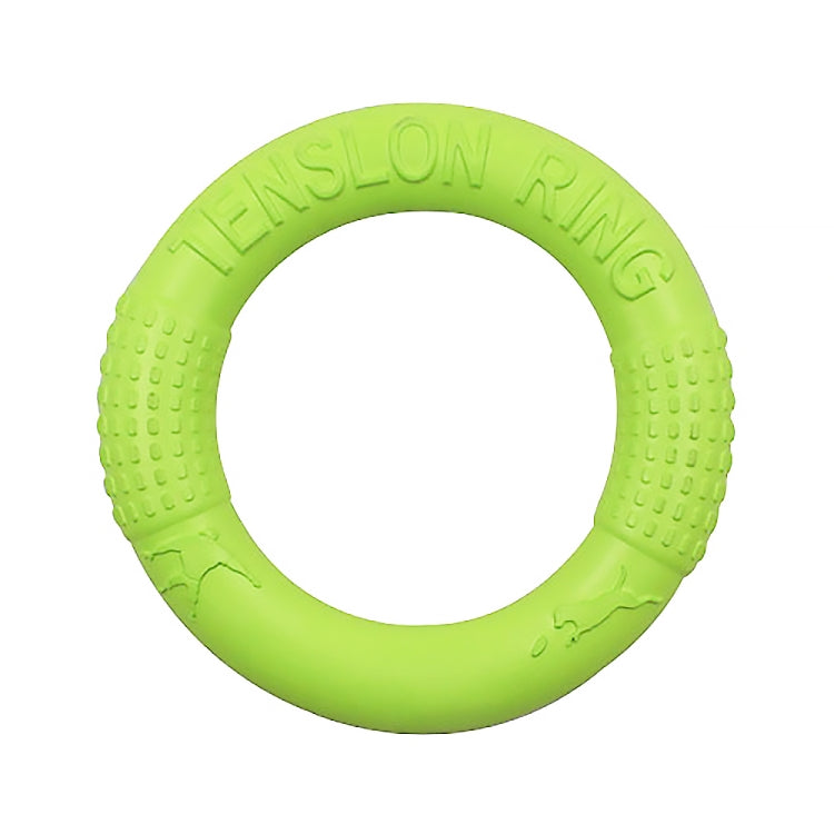 Dog Toys Pets Tension Ring Tooth Cleaning Toys, Specification: Green Small
