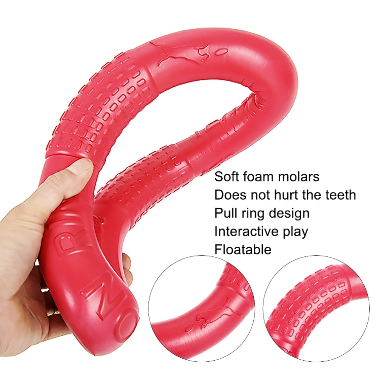Dog Toys Pets Tension Ring Tooth Cleaning Toys, Specification: Green Small