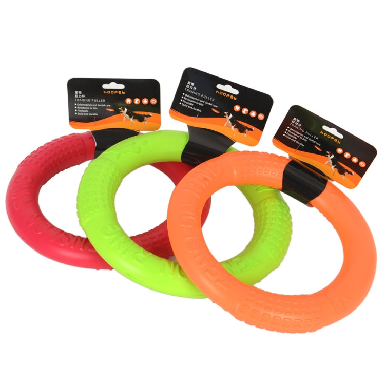 Dog Toys Pets Tension Ring Tooth Cleaning Toys, Specification: Green Small