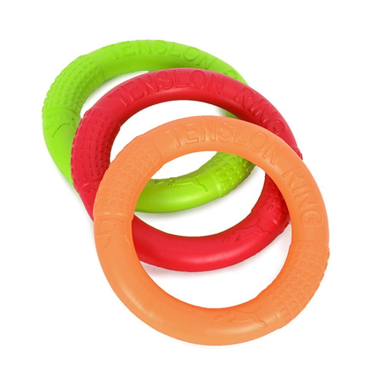 Dog Toys Pets Tension Ring Tooth Cleaning Toys, Specification: Red Large